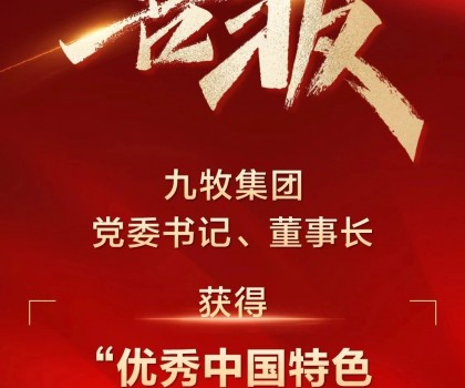 全國表彰！九牧集團黨委書記、董事長獲得“優秀中國特色社會主義事業建設者”稱號